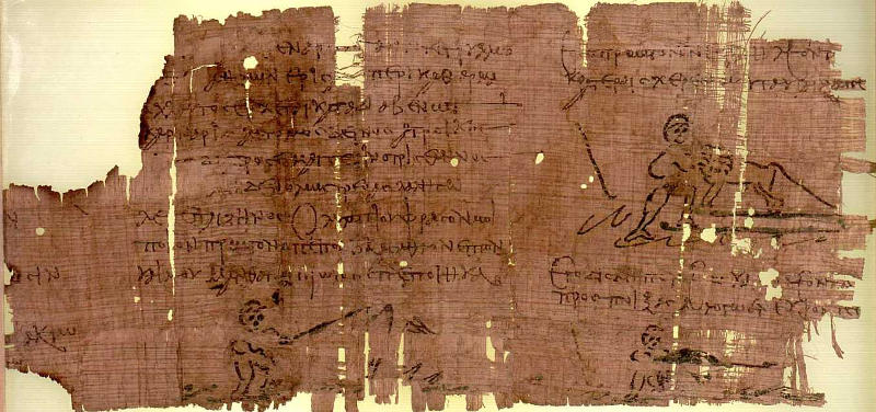 Magische Schriften Papyrus